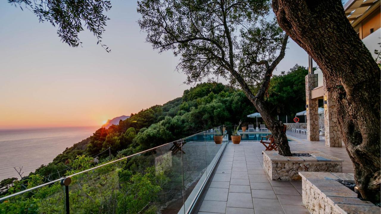 Ocean View Luxury Villa Ethra Kontogialos Exterior foto
